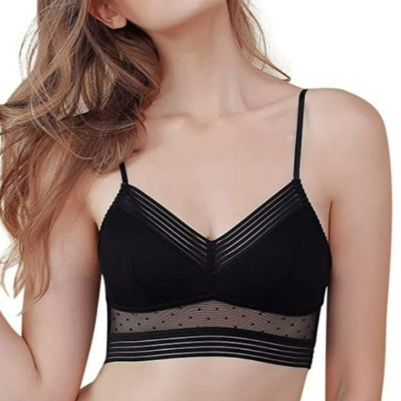 Unbranded Other - Women's Black Lace U-Back Comfort Bra Lingerie Vanity Brassiere Plus Size 3XL